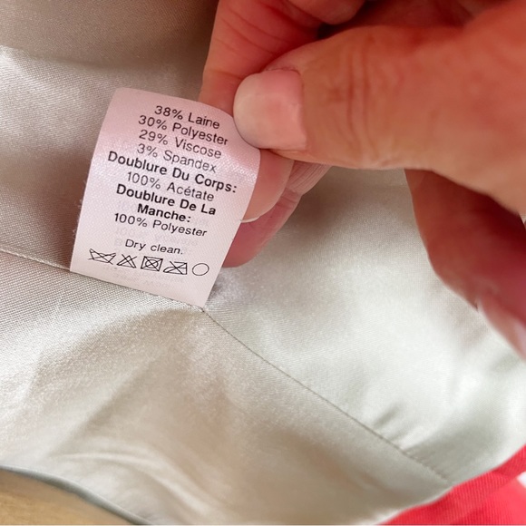 J CREW Women’s “Schoolboy Blazer” Jacket Gold Buttons Pockets Bright Red Size 2 - Picture 8 of 10